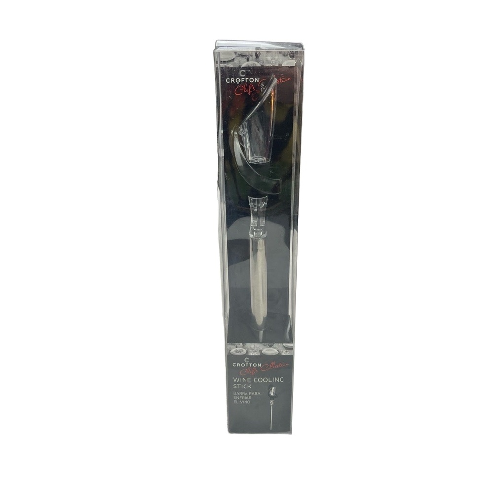 CROFTON Chef's Collection Wine Cooling Stick Silver 12in Chiller Aerator